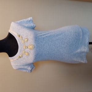 J Crew size small embellished t-shirt